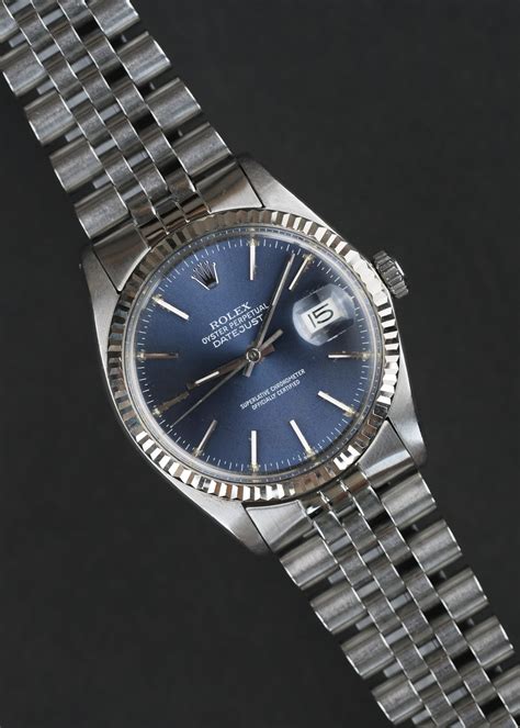 rolex datejust 16014 blue dial